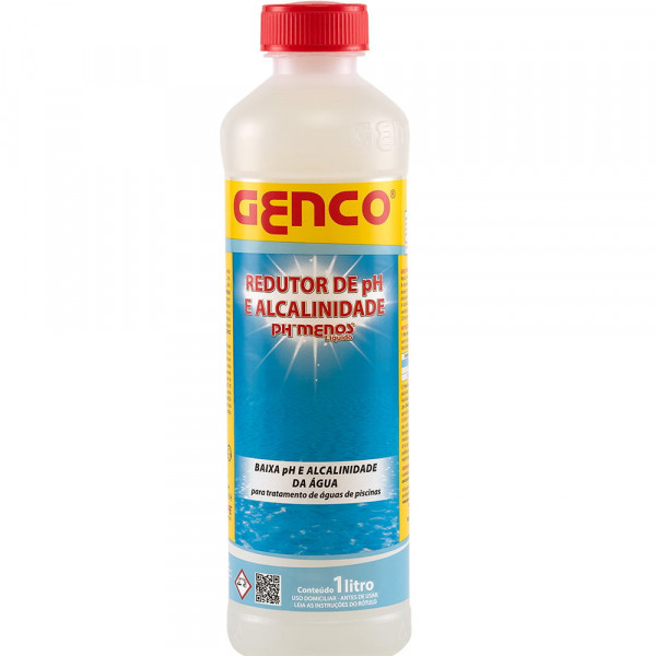 Ph- Menos Liquido Redutor de Ph e Alcalinidade Genco 1lt